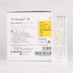 Braun İntrocan Branül (intraket) Sarı (24G) 50'li Paket