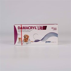 Damacryl-Vet Cerrahi PGA (Emilebilir) İplik 75 CM İğneli 12li Paket