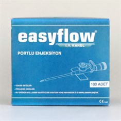 Easyflow Branül (İntraket) Mavi (22G) 100'lü Paket